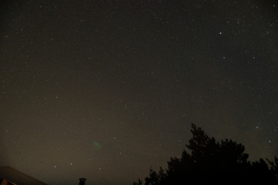 Grünes Leuchten. Was ist das?