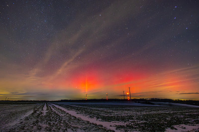 23:14 UTC, helles Polarlicht