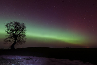 ...mit etwas Restschnee