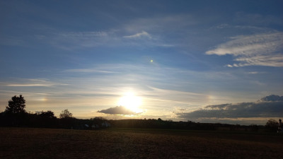 Nebensonne am Kirchbrunner Feld