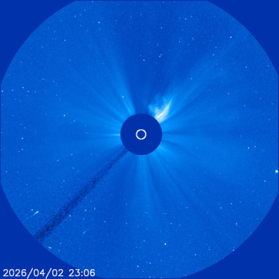 LASCO C3 - Bild vom 2. April, 23:06 UT