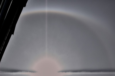 12:16 MESZ - 22°-Ring; Umschriebener Halo