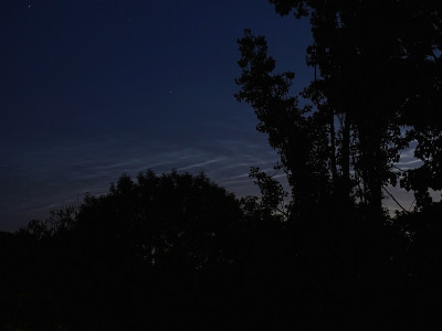 Blick nach NW; 04:31 MESZ; Sonne -8.8°