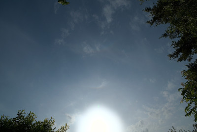 18:40MESZ; 22°-Ring, Oberer Berührungsbogen, ZZB, SLB