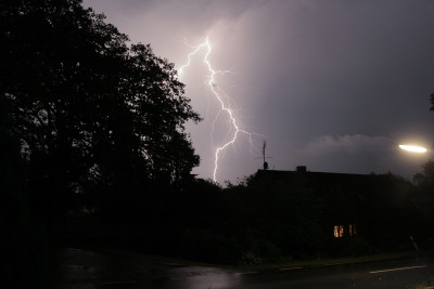 Aus dem Fenster, Blickrichtung SE