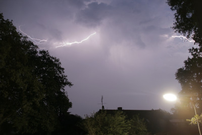 Aus dem Fenster, Blickrichtung SE