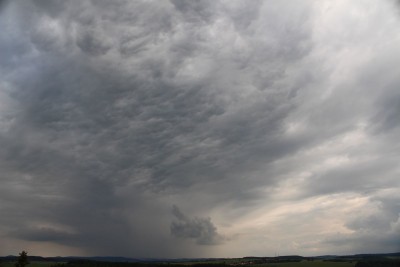 19. Juni, Gewitterwolke mit interessanten Strukturen