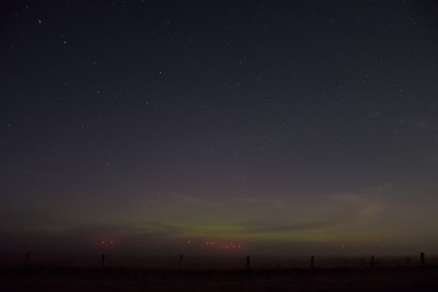 21:58 UT - trotz Nebel noch fotografisch