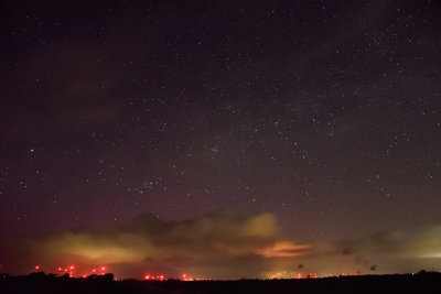 23:17 UT : 18mm; f/3,5, ISO 3200, 20 sec, Didymfilter