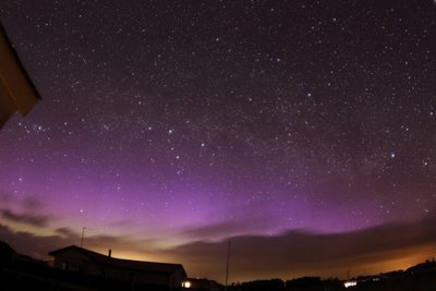 Schalter an, PL deutlich heller, schwach visuell sichtbar 21:45 UTC.