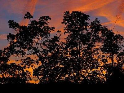 Abendrot über Oberursel (Taunus) am 16.06.2017 um 22:00 MESZ.