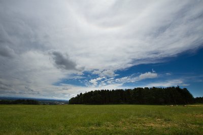 der 22° wurde stärker, der ZHB kurz verdeckt durch Cumulus