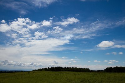 blauer Fleck
