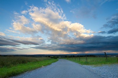 feine Gegendämmerungsstrahlen