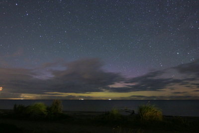 20:08 UTC; Polarlicht schwach visuell