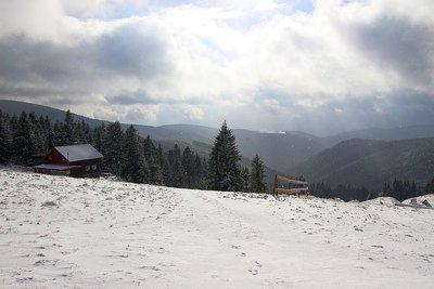 (Leider zu wenig) Eiskristalle in der Luft