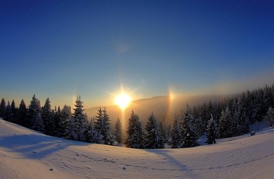 senkrechte Fortsetzung der Nebensonne